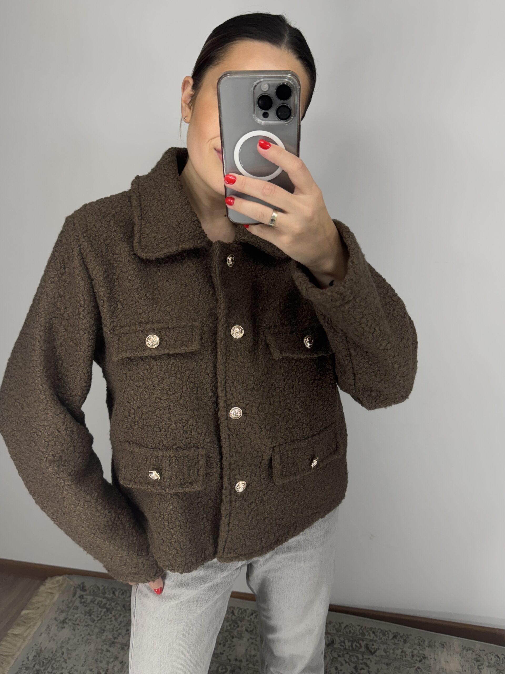 Teddy šokoladinis švarkelis - Image 2