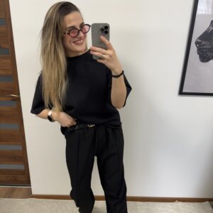 Juodos klasikinės kelnės