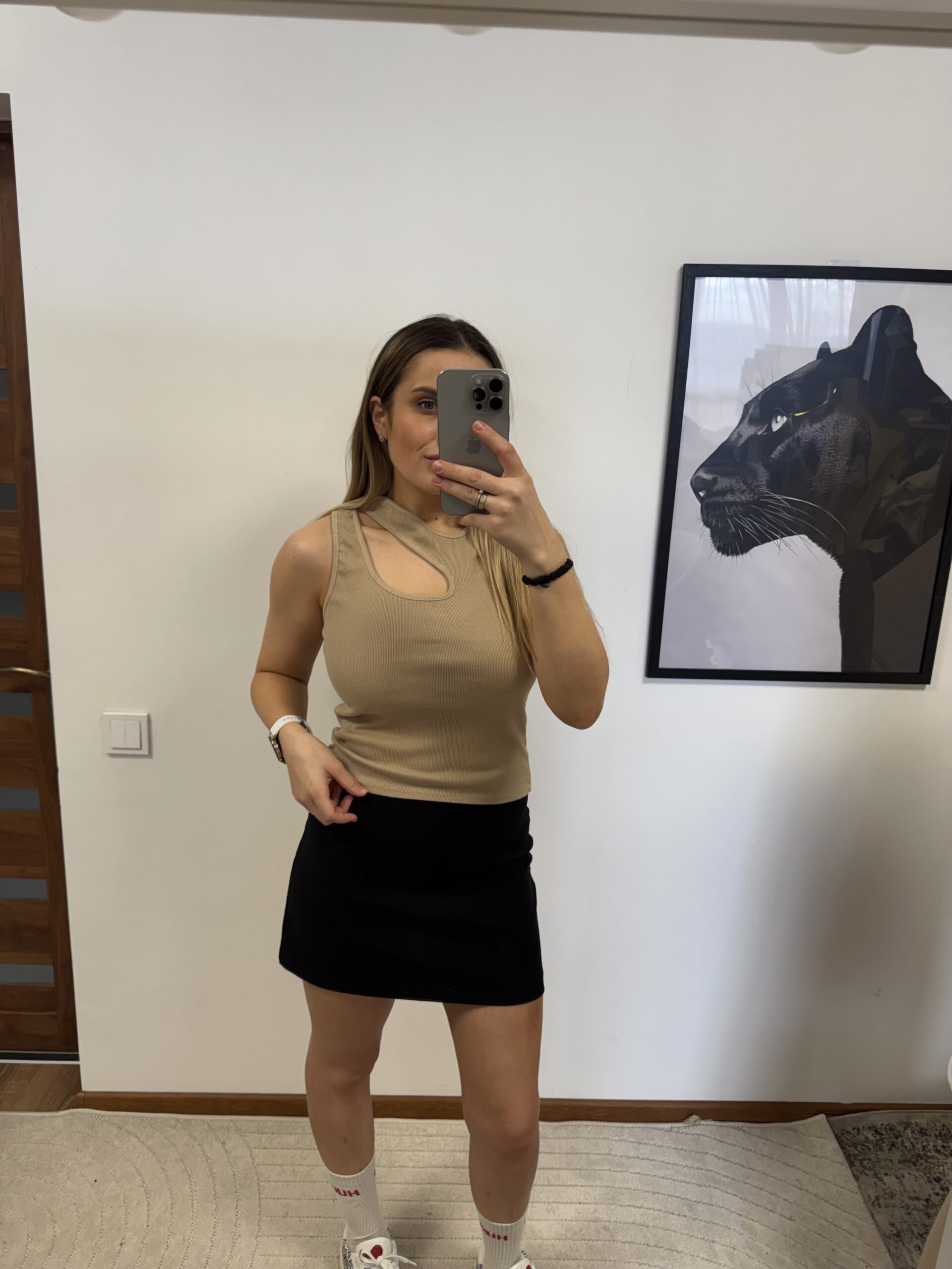 Camel spalvos palaidinė Norah