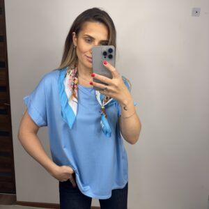 Melsva palaidinė su skarele