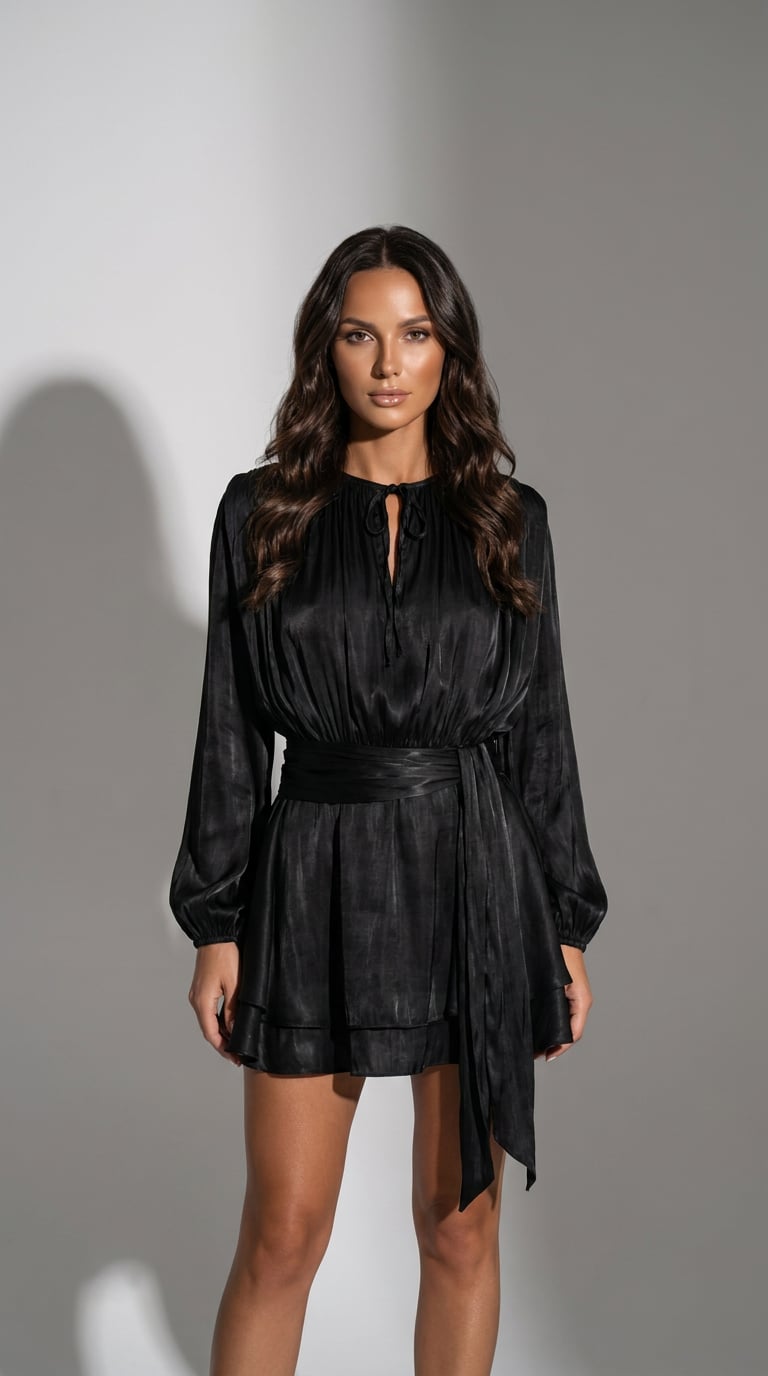 Juoda suknelė Silk