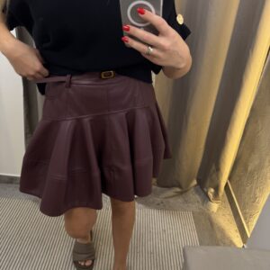 Imperial bordo spalvos sijonas